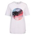 Womens White Graphic Palm Tree S/s T Shirt 57836 by Levi's from Hurleys