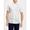 Mens White Mini Square Dot S/s Shirt 10804 by Lyle & Scott from Hurleys
