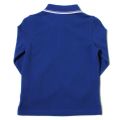 Boys Blue Tipped Branded L/s Polo Shirt 16686 by BOSS from Hurleys