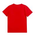 Boys Poppy Red Train Core ID S/s T Shirt 57338 by EA7 from Hurleys