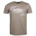 Athleisure Mens Green Tee 1 Logo S/s T Shirt 22069 by BOSS from Hurleys