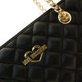 Womens Black Quilted Shopper Bag 14394 by Love Moschino from Hurleys