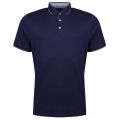 Mens Navy Pug Tipped S/s Polo Shirt 23672 by Ted Baker from Hurleys