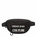 Mens Black Nylon Logo Bumbag 74305 by Versace Jeans Couture from Hurleys