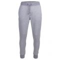 Mens Grey Melange Cuffed Sweat Pants 22325 by Emporio Armani from Hurleys