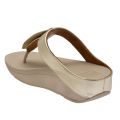 Womens Platino Fino Feather Toe Post Flip Flops 87681 by FitFlop from Hurleys