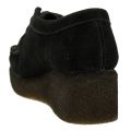 Womens Black Suede Peggy Bee