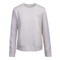Womens Snow Heather Logo Tape Lounge Sweat Top 52211 by Calvin Klein from Hurleys