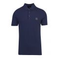 Casual Mens Navy Passenger Slim Fit S/s Polo Shirt 73666 by BOSS from Hurleys