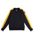 Boys Black/Yellow Armstrong Sweat Top 96491 by Parajumpers from Hurleys
