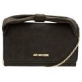 Womens Black Bow Clutch Bag 10418 by Love Moschino from Hurleys