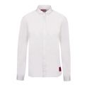 Mens White Ero3-W Extra Slim Fit L/s Shirt 45020 by HUGO from Hurleys