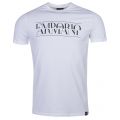 Mens White Chest Logo S/s T Shirt 22359 by Emporio Armani from Hurleys