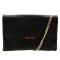 Womens Black Parson Unlined Soft Leather Cross Body Bag