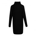 Womens Black Logo Roll Neck Knitted Dress 79751 by Calvin Klein from Hurleys