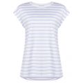 Womens Chambray Blue Tika-44 Striped S/s T Shirt 20654 by Calvin Klein from Hurleys