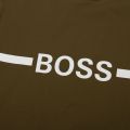 Mens Green Beach Chest Logo Slim Fit S/s T Shirt 92284 by BOSS from Hurleys