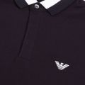 Mens Navy Branded Bold Trim S/s Polo Shirt 55518 by Emporio Armani from Hurleys