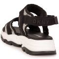 Girls Black Branded Strap Sandals 106428 by DKNY from Hurleys