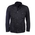 Mens Black Weir Waxed Jacket 12299 by Barbour International from Hurleys