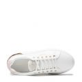Womens White/Pink GRFTR Trainers 57226 by Mallet from Hurleys