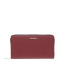 Womens Bordeaux Tack Large Zip Around Purse 34581 by Calvin Klein from Hurleys