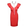 Womens Coral Amada Necklace Dress 38480 by Forever Unique from Hurleys