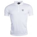 Mens White Training Core Shield S/s Polo Shirt 11414 by EA7 from Hurleys