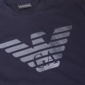 Mens Navy Chest Eagle S/s T Shirt 22366 by Emporio Armani from Hurleys