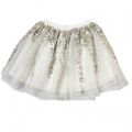 Girls White Sequin Skirt 44463 by Billieblush from Hurleys