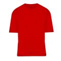 Womens Racing Red Linear Logo S/s T Shirt 52881 by Tommy Jeans from Hurleys