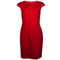 Womens Red Fitted Dress 58958 by Armani Jeans from Hurleys