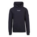 Mens Navy Siren Hooded Sweat Top 53489 by Marshall Artist from Hurleys