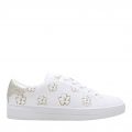 Womens White/Gold Taliy Magnolia Cupsole Trainers 103147 by Ted Baker from Hurleys