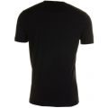 Mens Black Linear Logo S/s Tee Shirt