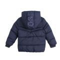 Boys Navy Branded Hooded Padded Jacket 91701 by BOSS from Hurleys