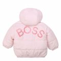 BOSS Baby Pale Pink Branded Padded Jacket 75239 by BOSS from Hurleys