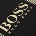 Athleisure Mens Black & Gold Pixel_S Zip Crossbody Bag 31971 by BOSS from Hurleys