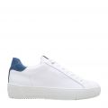 Mens White/Teal Zuma Nubuck Trainers 103771 by Android Homme from Hurleys