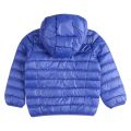 Boys Royal Blue Padded Hooded Jacket 48196 by EA7 from Hurleys