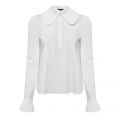 Womens Linen White Destiny Rhodes Poplin Blouse 103715 by French Connection from Hurleys