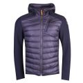 Mens Blue Black Nolan Padded Jacket 32165 by Parajumpers from Hurleys