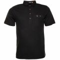 Mens Black Lester S/s Polo Shirt 12071 by Farah from Hurleys