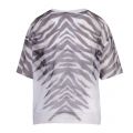 Womens White Doublelayer Animal S/s T Shirt 55211 by Versace Jeans Couture from Hurleys