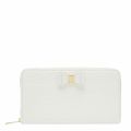 Womens Ivory Rouxi Bow Zip Around Matinee Purse 60046 by Ted Baker from Hurleys