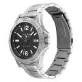 Mens Silver/Black Ryan Bracelet Strap Watch 109865 by Tommy Hilfiger from Hurleys