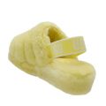 Womens Neon Yellow Fluff Yeah Slide Slippers 82562 by UGG from Hurleys