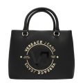 Womens Black Round Logo Tote Bag 41741 by Versace Jeans from Hurleys