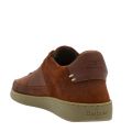 Mens Cognac Texas Bilby Leather Trainers 73353 by Barbour from Hurleys