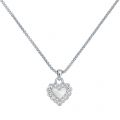 Womens Silver/Mother Of Pearl Pearli Heart Pendant Necklace 97484 by Ted Baker from Hurleys